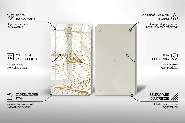 Copertura piano cottura Modello di linee moderne