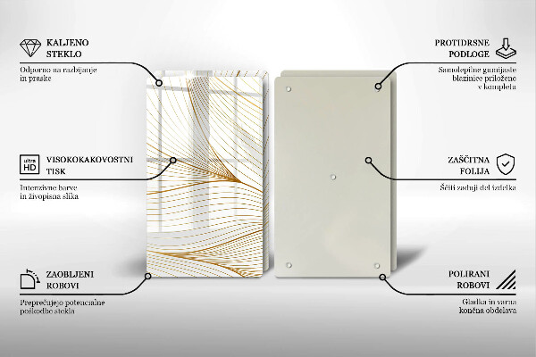 Copertura piano cottura Modello di linee moderne