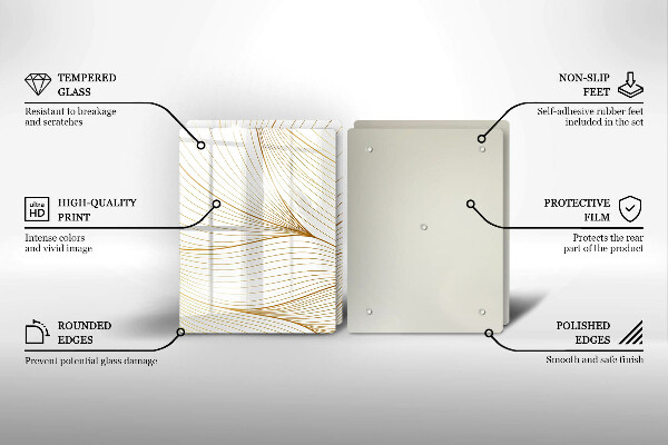 Copertura piano cottura Modello di linee moderne