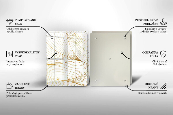 Copertura piano cottura Modello di linee moderne