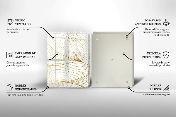 Copertura piano cottura Modello di linee moderne