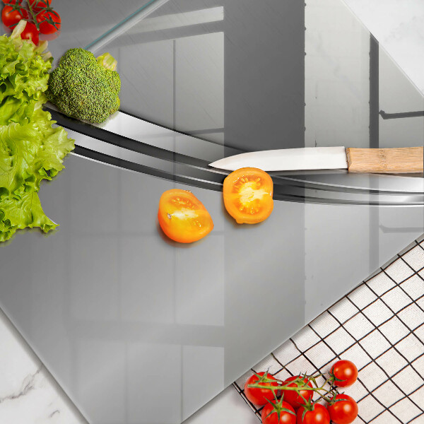 Copri piano cottura in vetro Astrazione del metallo