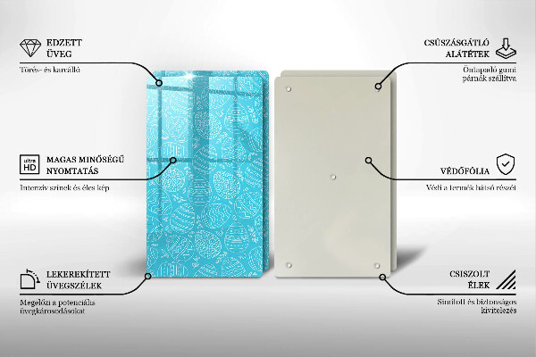 Copri piano cottura in vetro Tema pasquale