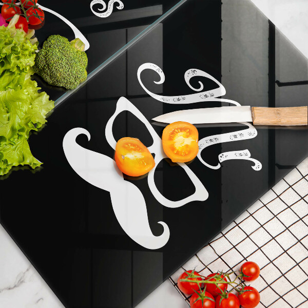 Copri piano cottura in vetro Mrs Mr