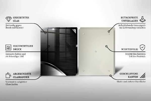 Copertura piano cottura Astrazione del metallo