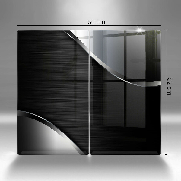 Copertura piano cottura Astrazione del metallo