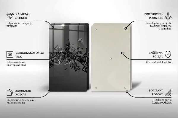 Copertura piano cottura Forme astratte 3D