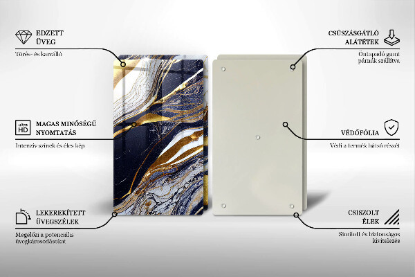 Copri piano cottura Astrazione colorata