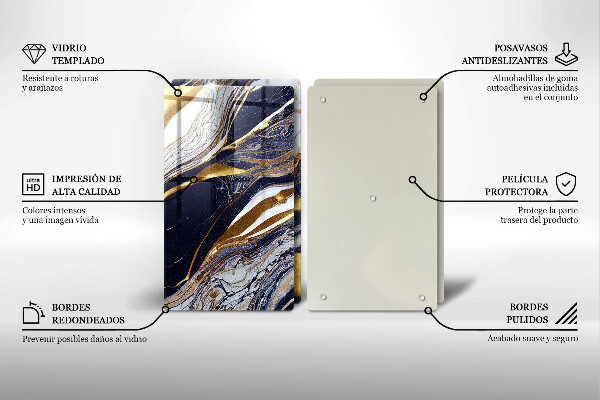 Copri piano cottura Astrazione colorata