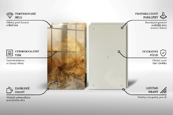 Copri piano cottura Trama ricca