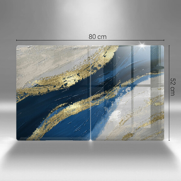 Copri piano cottura Texture con oro