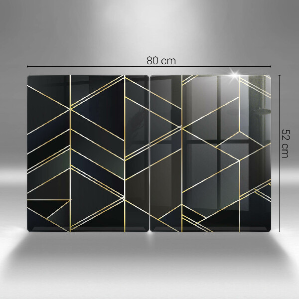 Copri piano cottura Triangoli astratti