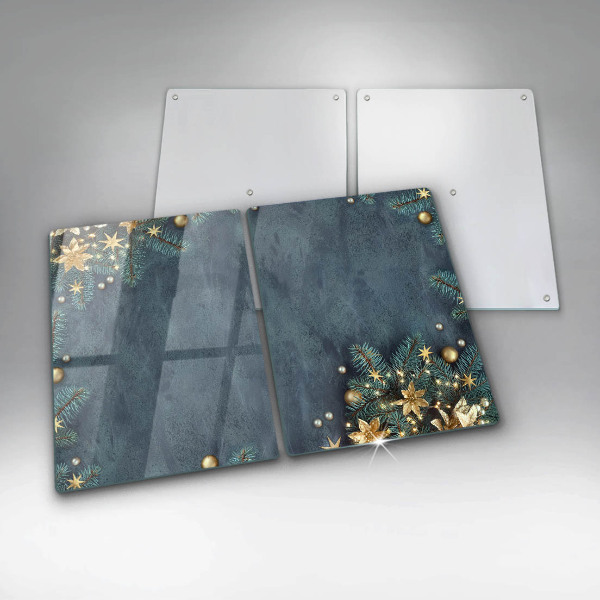 Copri piano cottura decorazioni natalizie