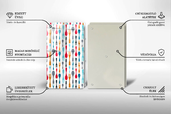 Copri piano cottura Illustrazione del cucchiaio