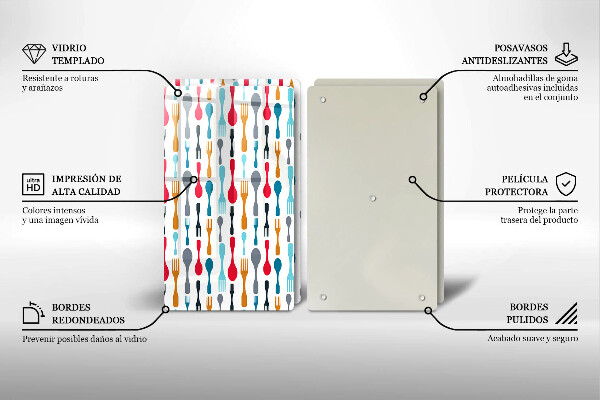 Copri piano cottura Illustrazione del cucchiaio