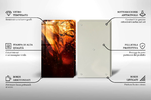 Copri piano cottura Bevanda alla cola con ghiaccio