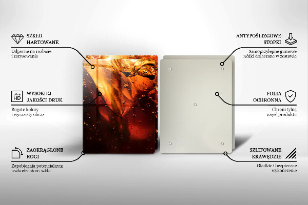 Copri piano cottura Bevanda alla cola con ghiaccio