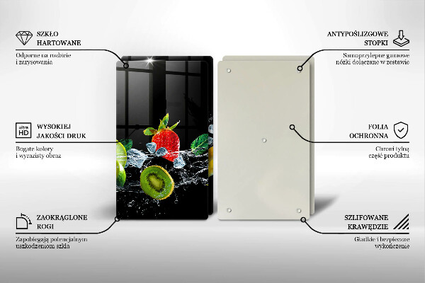 Copri piano cottura Frutta in acqua