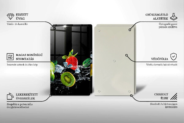 Copri piano cottura Frutta in acqua