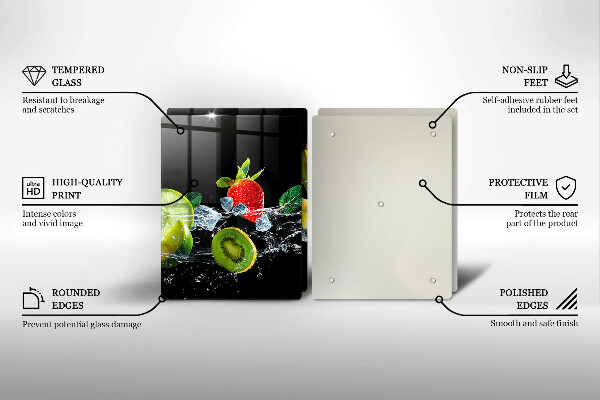 Copri piano cottura Frutta in acqua