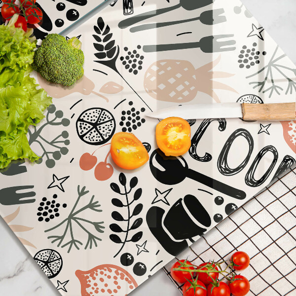 Copri piano cottura Motivo della cucina dei cartoni animati