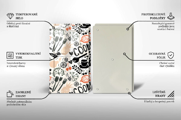 Copri piano cottura Motivo della cucina dei cartoni animati