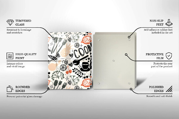 Copri piano cottura Motivo della cucina dei cartoni animati