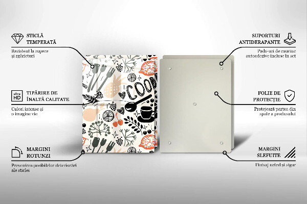 Copri piano cottura Motivo della cucina dei cartoni animati