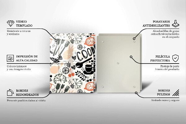 Copri piano cottura Motivo della cucina dei cartoni animati