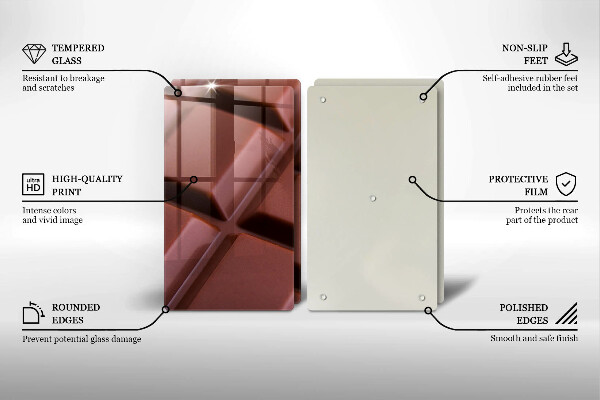 Copri piano cottura Cubi di cioccolato