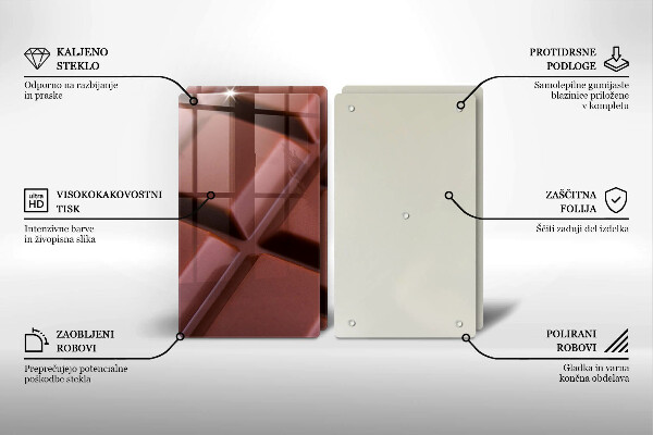 Copri piano cottura Cubi di cioccolato