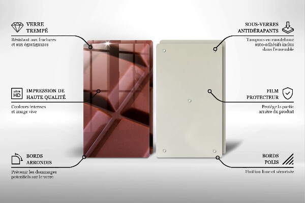 Copri piano cottura Cubi di cioccolato