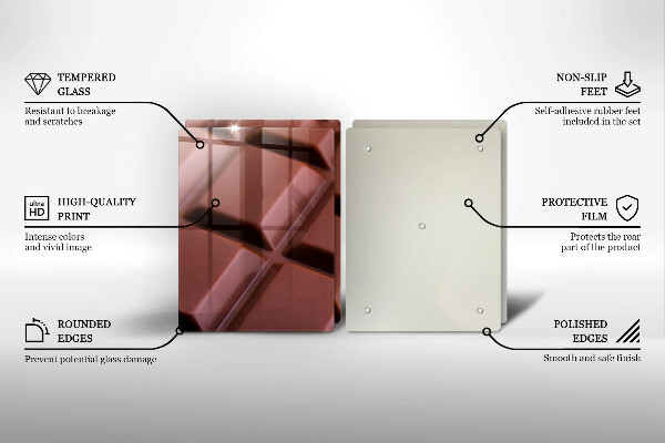 Copri piano cottura Cubi di cioccolato