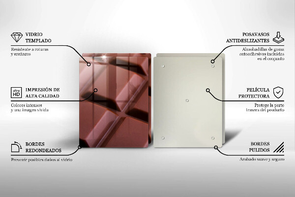 Copri piano cottura Cubi di cioccolato