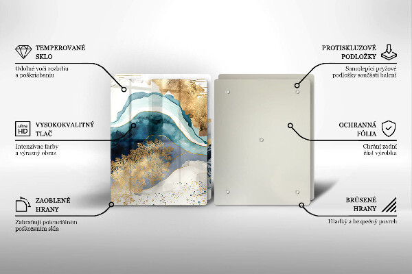 Copri piano cottura Marmo colorato