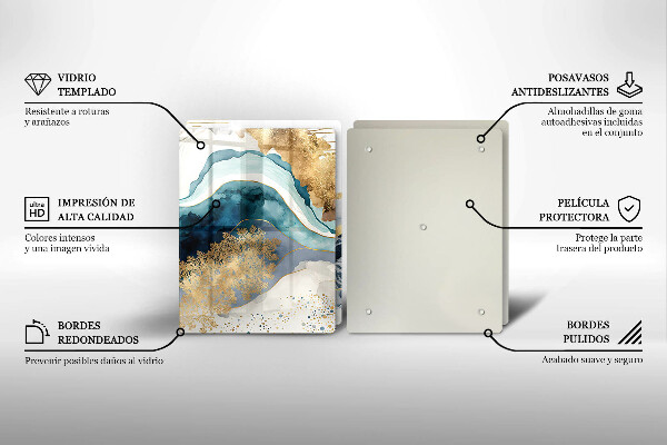 Copri piano cottura Marmo colorato