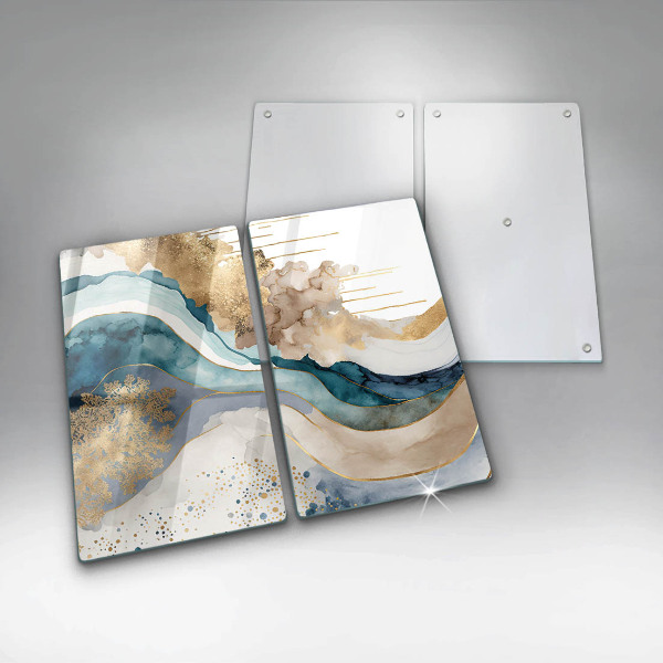 Copri piano cottura Marmo colorato