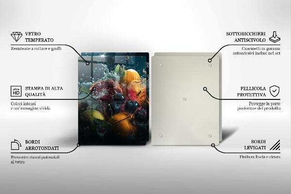 Copri piano cottura Frutta in acqua