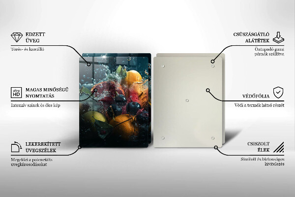 Copri piano cottura Frutta in acqua