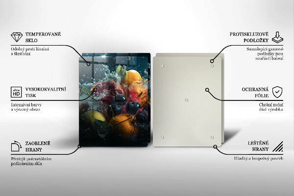 Copri piano cottura Frutta in acqua