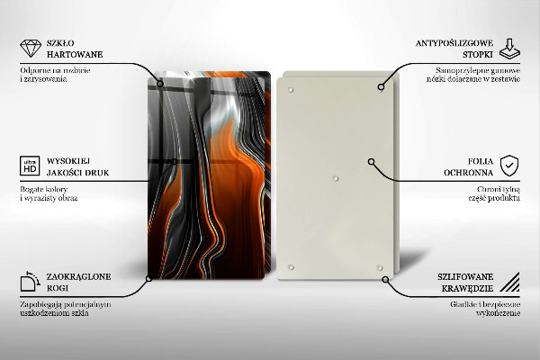 Copri piano cottura Modello astratto