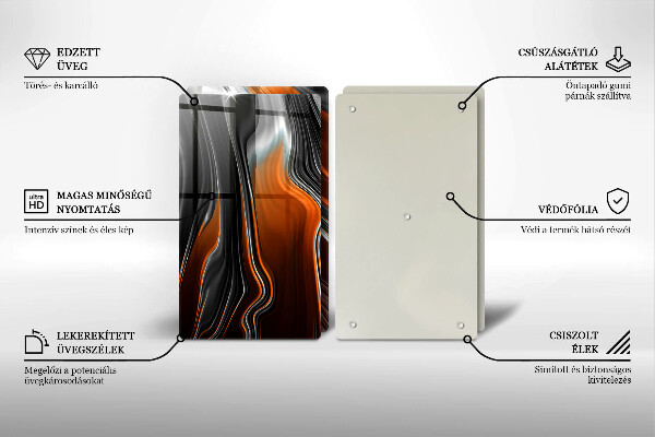 Copri piano cottura Modello astratto