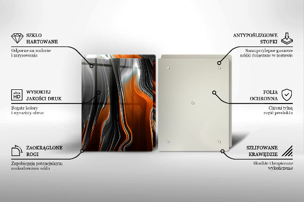 Copri piano cottura Modello astratto