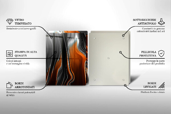 Copri piano cottura Modello astratto