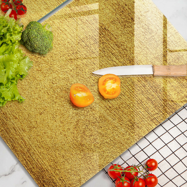 Copri piano cottura Astrazione gialla