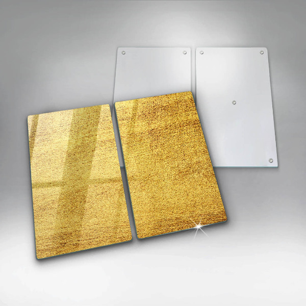 Copri piano cottura Astrazione gialla