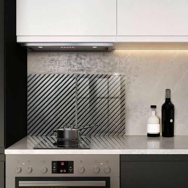 Copri piano cottura Linee metalliche