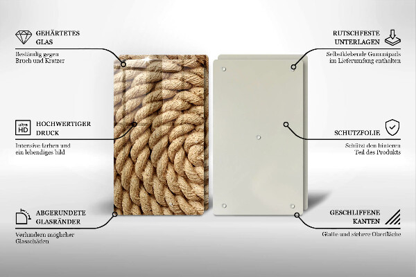 Copri piano cottura Corda arrotolata