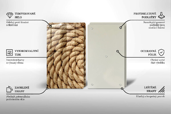 Copri piano cottura Corda arrotolata