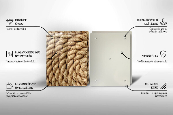 Copri piano cottura Corda arrotolata